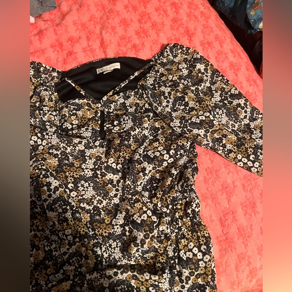 Floral Long Sleeve Dress